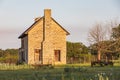 Abandoned brick farm house in the Texas hill country Royalty Free Stock Photo