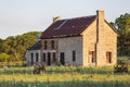 Abandoned brick farm house in the Texas hill country Royalty Free Stock Photo