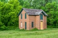 Abandoned Brick Farmhouse in the United States