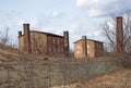 Abandoned brick work factory