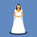 Abandoned bride Royalty Free Stock Photo