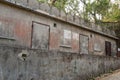 Abandoned British artillery position from WW2. Wong Nai Chung Gap heritage trail, Hong Kong