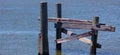 Abandoned Broken Pier and Boat Ramp Royalty Free Stock Photo