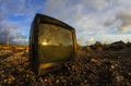 Abandoned Broken Television