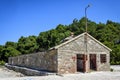Abandoned building on Goli otok, political prison in ex Yugoslavia