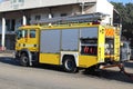 Fire department attending fire in Cato Manor, Durban Royalty Free Stock Photo