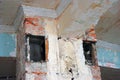 Abandoned building interior Royalty Free Stock Photo