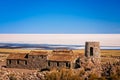 Abandoned building on the shore of Salar de Uyuni