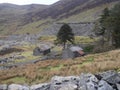 Abandoned Buildings Cwmorthin Tanygrisiau Royalty Free Stock Photo