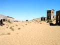 Abandoned buildings in the diamond mining town of Kolmanskop, Namibia