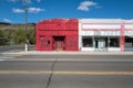 Abandoned buildings on Main Street, Washtucna, Washington, USA Royalty Free Stock Photo