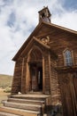 Abandoned buildings in Old West ghost town Bodie, California Royalty Free Stock Photo