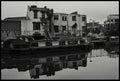 Abandoned buildings Regent`s canal London