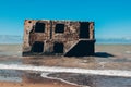 Abandoned bunker in the coastline of Baltic sea