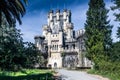 Abandoned Butron castle in Pais Vasco, Castillo de Butron Spain Royalty Free Stock Photo