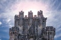 Abandoned Butron castle in Pais Vasco, Castillo de Butron Spain Royalty Free Stock Photo