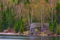 Abandoned cabin on Lake Superior