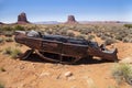 Abandoned Car Royalty Free Stock Photo