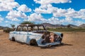 Abandoned car in the Namib Desert, Solitaire, Namibia Royalty Free Stock Photo