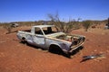 Abandoned car in Outback Australian ghost town Royalty Free Stock Photo