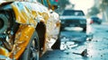 Abandoned Car Stuck in Dirt Royalty Free Stock Photo