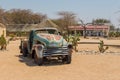 Abandoned car wraks of Solitare, Namibia Royalty Free Stock Photo