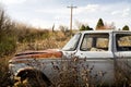 Abandoned car in wyoming