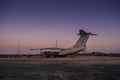 Abandoned cargo airplane