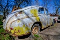 Abandoned Cars, Car Cemetery. Old Retro Rusty Abandoned Car. Vintage car. Old Abandoned Car Cemetery. Abandoned Rusty Royalty Free Stock Photo