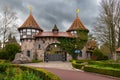 Abandoned castle at Heide amusement park resort, Soltau, Germany