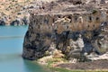 Abandoned Castle Rum Kale at Firat River Euphrates River