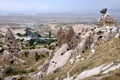 Abandoned cave city in Uchisar ,Cappadocia,Turkey,Anatolia Royalty Free Stock Photo