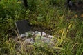 Abandoned cemetery from the 1800s