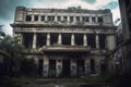 Abandoned Central Bank in Chaos (AI Generated)