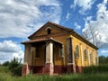 Abandoned chapel in farm