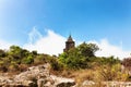 Abandoned christian church on top of Bokor mountain in Preah Monivong national park, Kampot, Cambodia Royalty Free Stock Photo