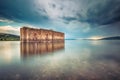 Abandoned church in dam Jrebchevo, Bulgaria