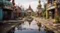 Reflex Reflections: Exploring An Abandoned Theme Park With Byzantine-inspired Junglepunk Vibes