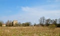 Abandoned city in the wilderness Royalty Free Stock Photo