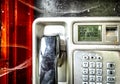 Abandoned classi red phone booth at Highlands, Scotland