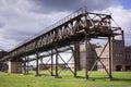 Abandoned coal electric powerplant or power station in East Germany. Royalty Free Stock Photo