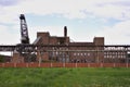 Abandoned coal electric powerplant or power station in East Germany. Royalty Free Stock Photo