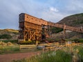 Abandoned coal mine Royalty Free Stock Photo