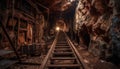 Abandoned coal mine reveals spooky history of underground industry generated by AI