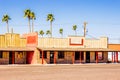 Abandoned Commercial Building In Distressed Area Royalty Free Stock Photo