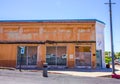Abandoned Commercial Store Front Corner Building