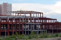 Abandoned construction site of commercial center in Kiev