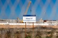 Abandoned construction site of the hotel. Royalty Free Stock Photo