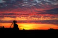 An abandoned Cornish mining engine house Royalty Free Stock Photo