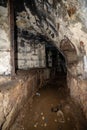 abandoned corridors of post soviet rocket launch base in latvia